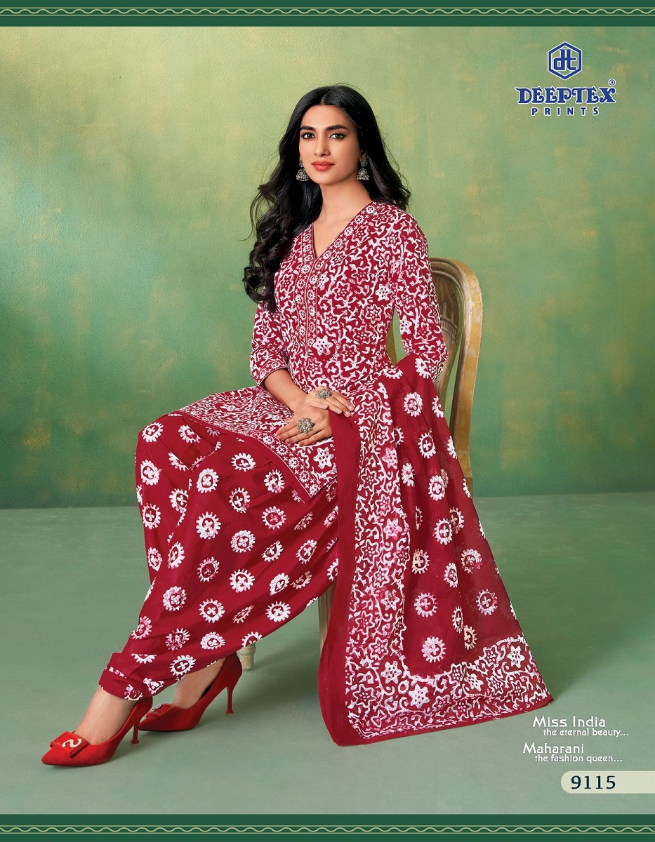 DEEPTEX PRINTS MISS INDIA VOL 91 SUMMER SPECIAL COTTON UNSTITCH SALWAR KAMEEZ COLLECTION
