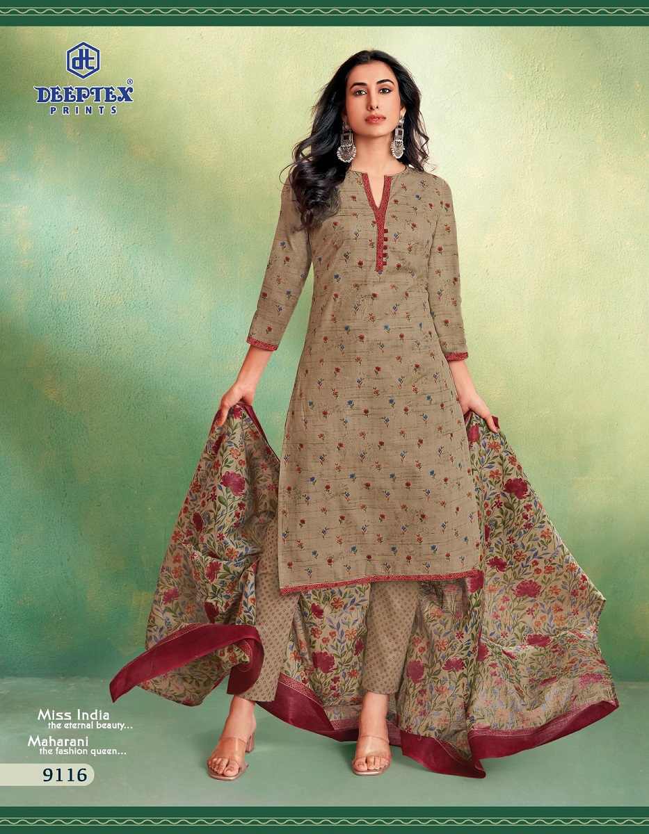 DEEPTEX PRINTS MISS INDIA VOL 91 SUMMER SPECIAL COTTON UNSTITCH SALWAR KAMEEZ COLLECTION