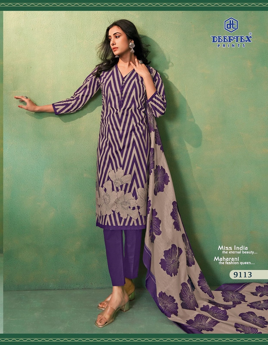 DEEPTEX PRINTS MISS INDIA VOL 91 SUMMER SPECIAL COTTON UNSTITCH SALWAR KAMEEZ COLLECTION