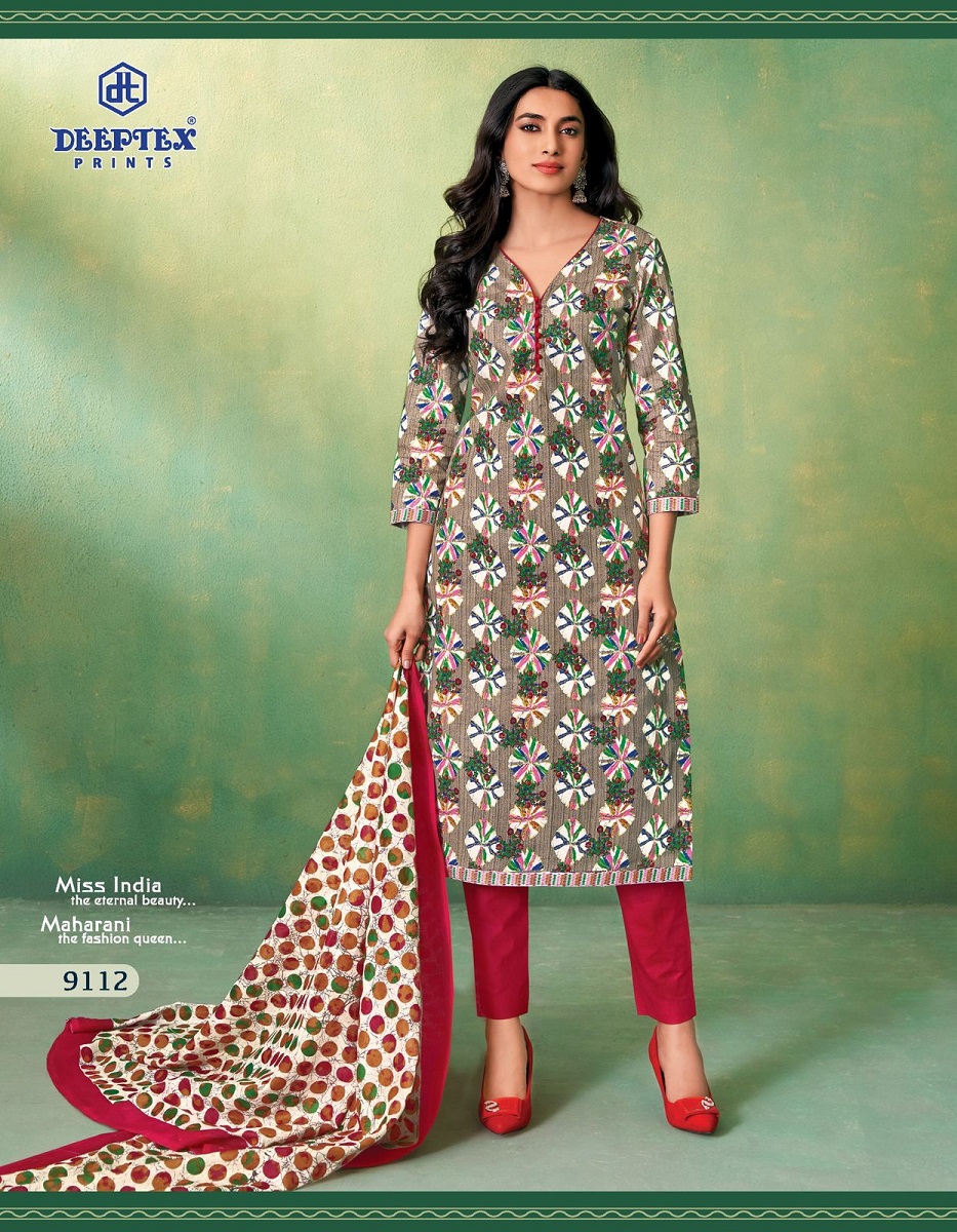 DEEPTEX PRINTS MISS INDIA VOL 91 SUMMER SPECIAL COTTON UNSTITCH SALWAR KAMEEZ COLLECTION