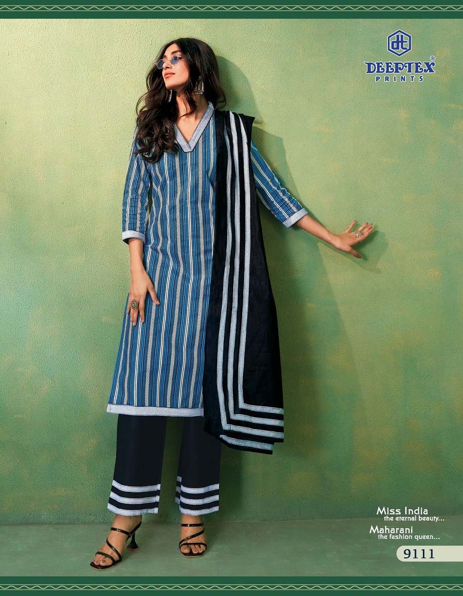 DEEPTEX PRINTS MISS INDIA VOL 91 SUMMER SPECIAL COTTON UNSTITCH SALWAR KAMEEZ COLLECTION