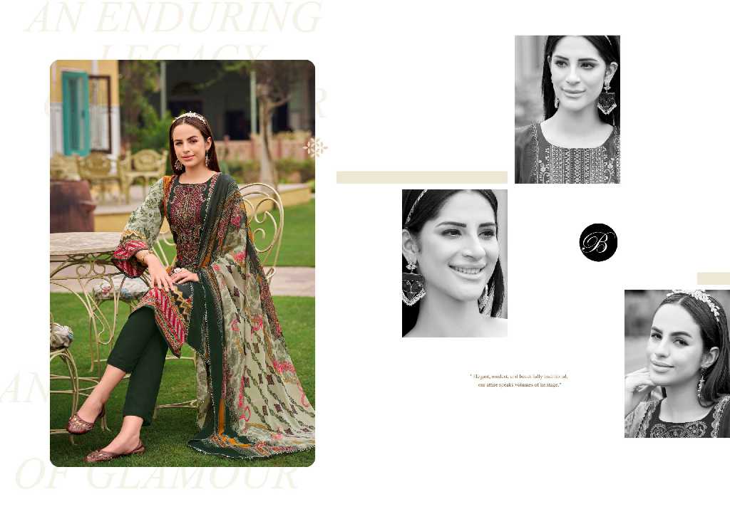 belliza designer naira vol 101 cotton pakistani print 3pcs dress