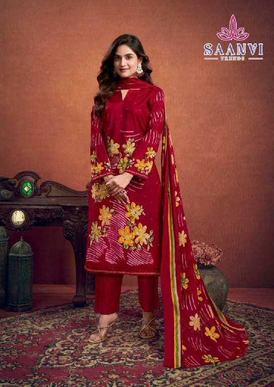 Saanvi Samayra Wholesale Full Suit Fancy Jari Work Dress Material