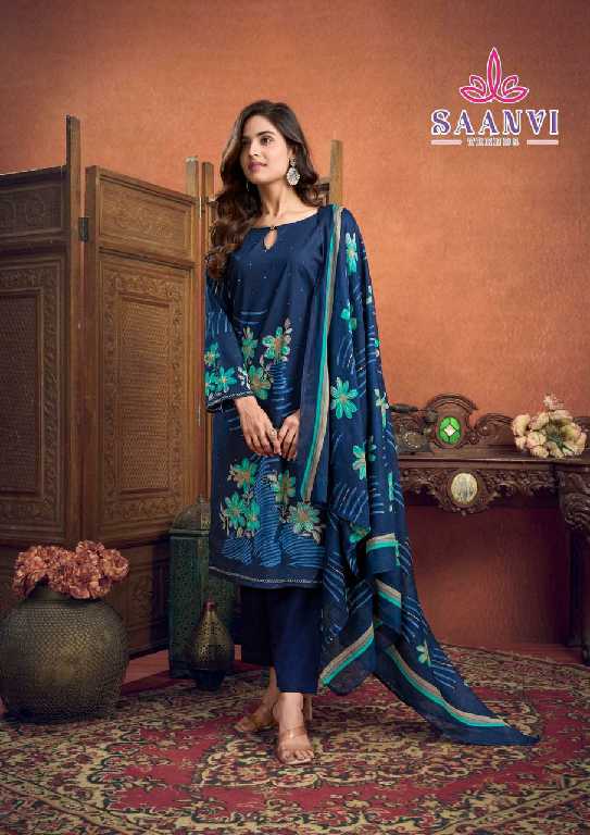 Saanvi Samayra Wholesale Full Suit Fancy Jari Work Dress Material