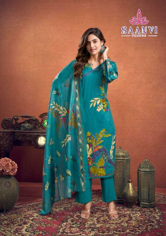Saanvi Samayra Wholesale Full Suit Fancy Jari Work Dress Material