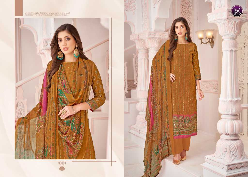 kala fashion jil mil vol 1 muslin printed dress materials