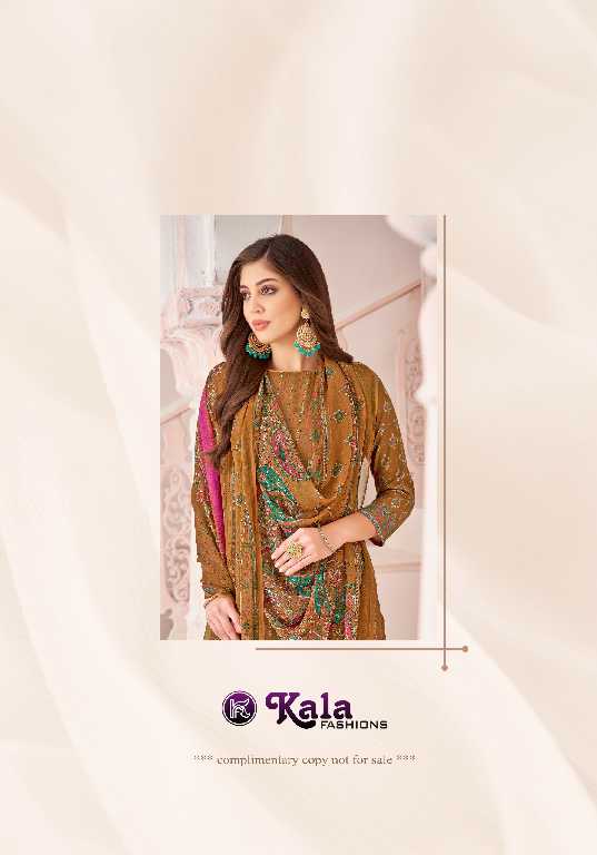 kala fashion jil mil vol 1 muslin printed dress materials