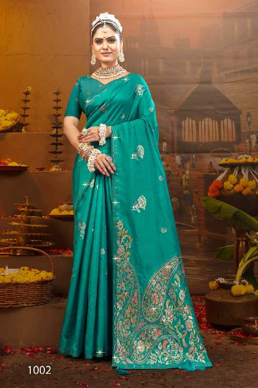 Saroj Maa Sheetla Saroski Vol-2 Wholesale Soft Dola Swaroski With Rich Pallu Sarees
