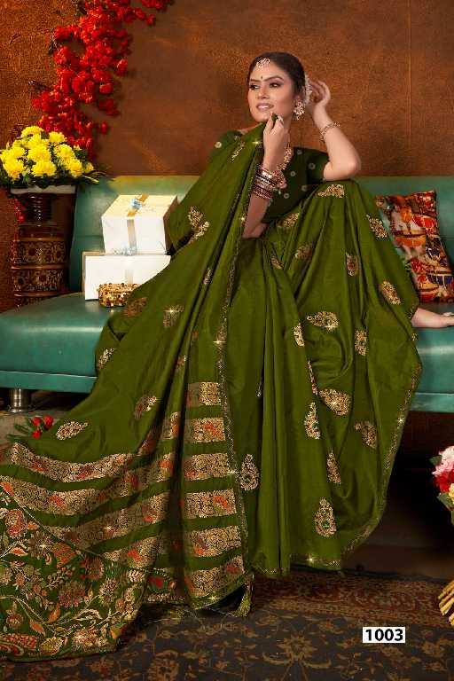 Saroj Maa Sheetla Saroski Vol-6 Wholesale Soft Dola Swaroski With Rich Pallu Sarees