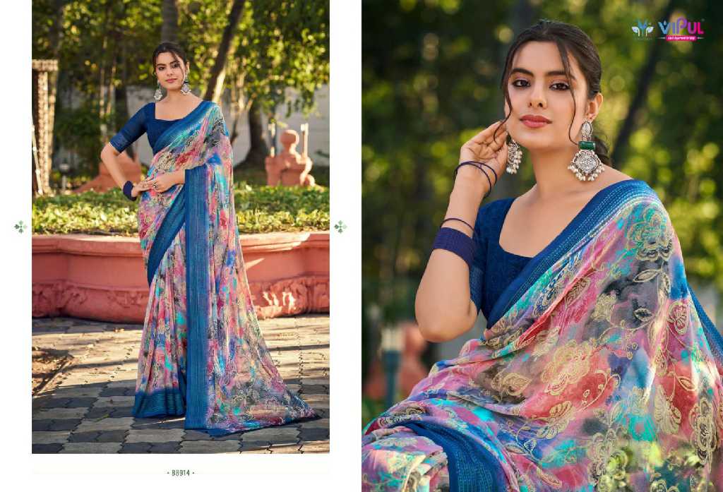 Vipul Falguni Vol-3 Classic Georgette Pattern Indian Sarees