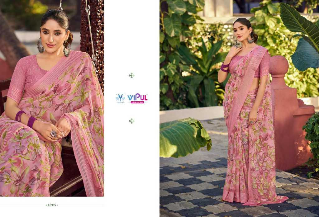 Vipul Falguni Vol-3 Classic Georgette Pattern Indian Sarees