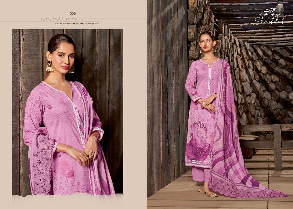 Shiddat By Esta Abelona Wholesale Digital Printed Cotton With Handwork Salwar Suits
