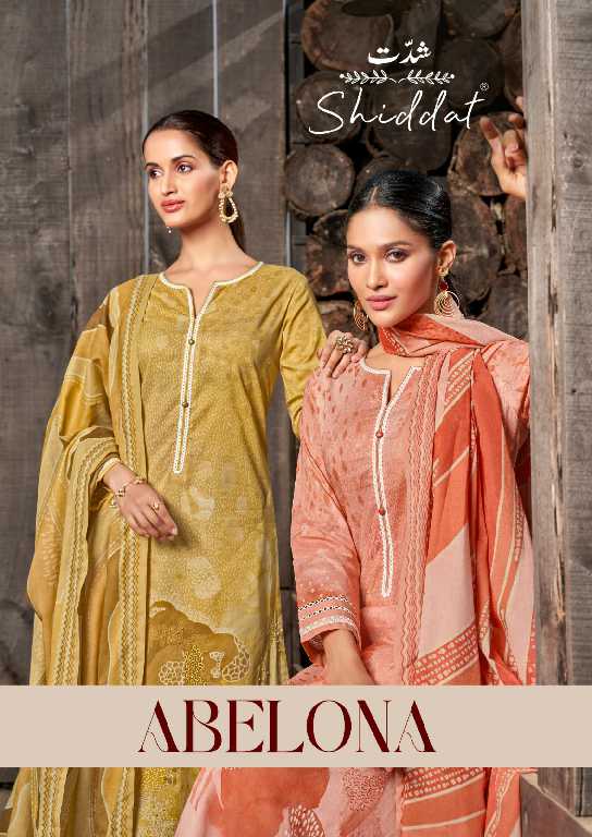 Shiddat By Esta Abelona Wholesale Digital Printed Cotton With Handwork Salwar Suits