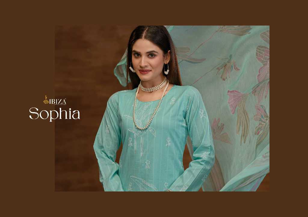 Ibiza Sophia Wholesale Pure Linen Khaddi Print With Embroidery Work Salwar Suits