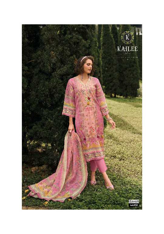 Kailee Izhaar Vol-4 Wholesale Pure Linen Pakistani Style Readymade Suits