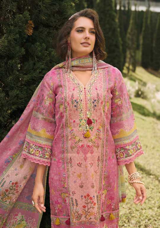 Kailee Izhaar Vol-4 Wholesale Pure Linen Pakistani Style Readymade Suits