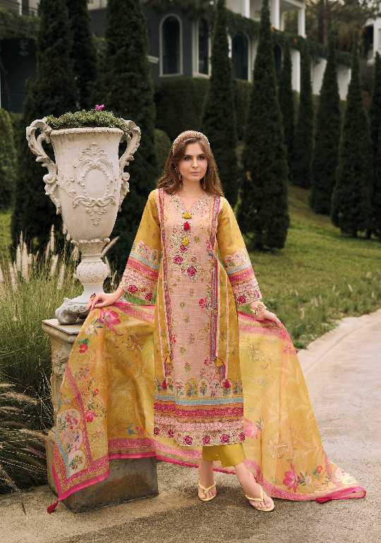 Kailee Izhaar Vol-4 Wholesale Pure Linen Pakistani Style Readymade Suits