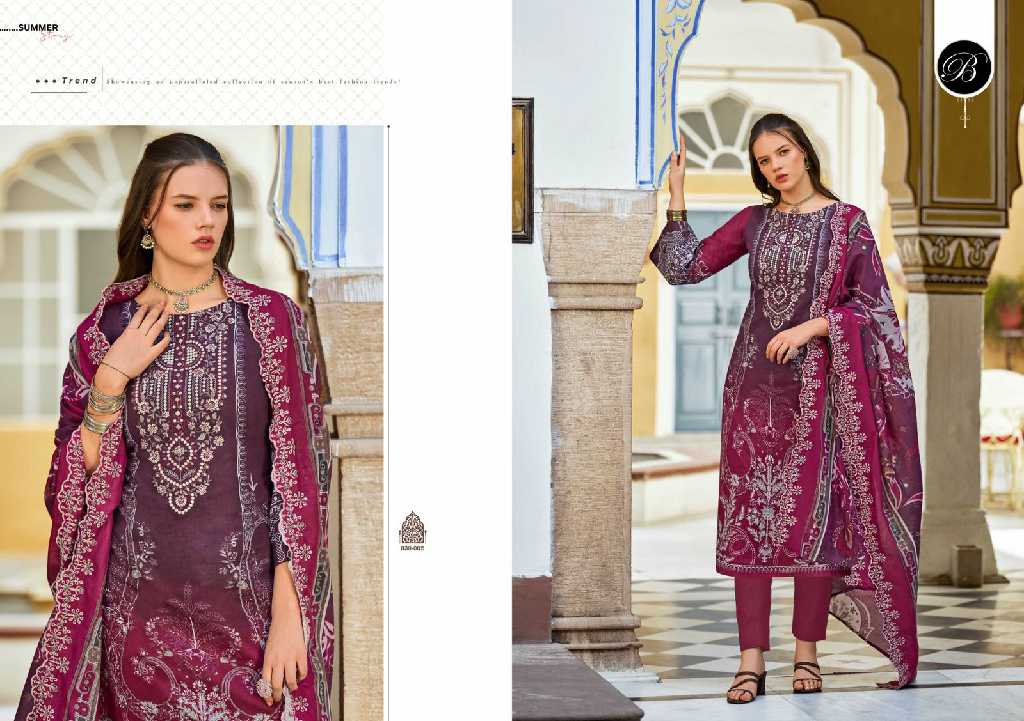 guzarish vol 21 by belliza designer cotton pakistani embroidery 3pcs dress