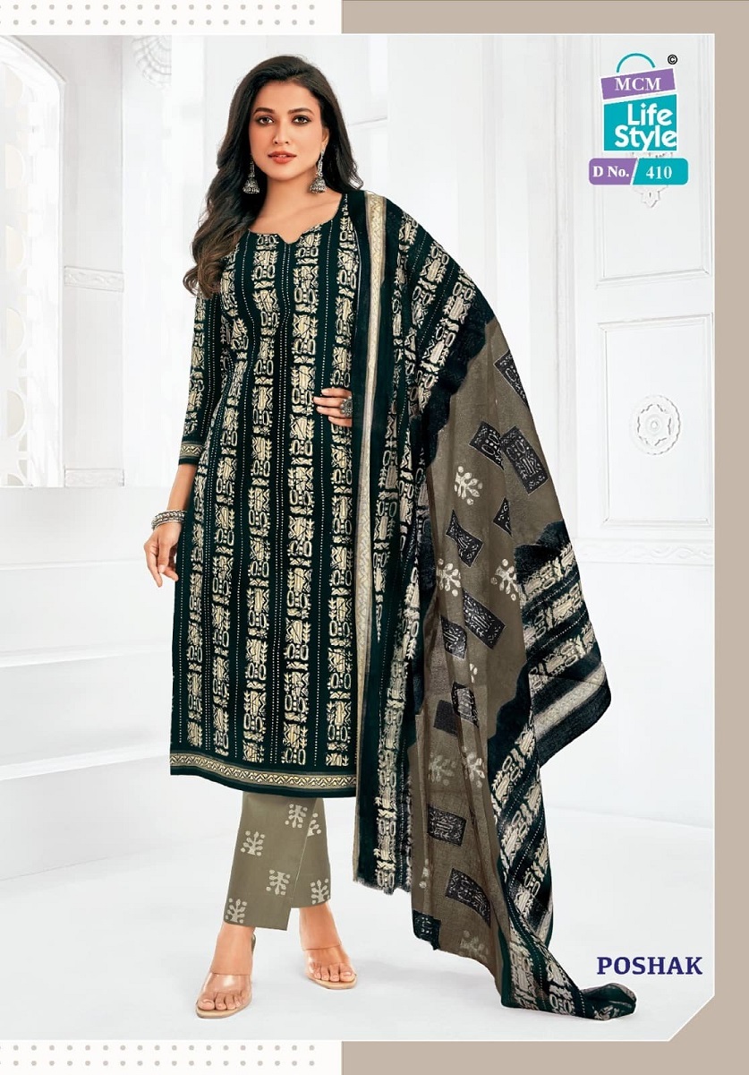 MCM Batik Print Poshak Vol-4 Wholesale Cotton Printed Dress Material