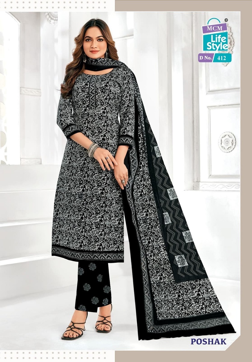 MCM Batik Print Poshak Vol-4 Wholesale Cotton Printed Dress Material