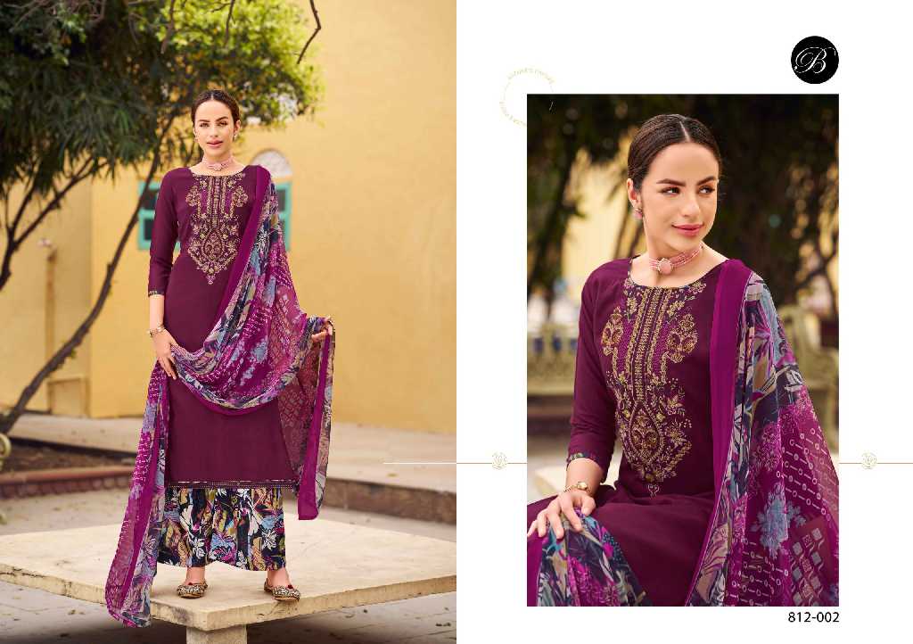 belliza designer gulbano rayon suits