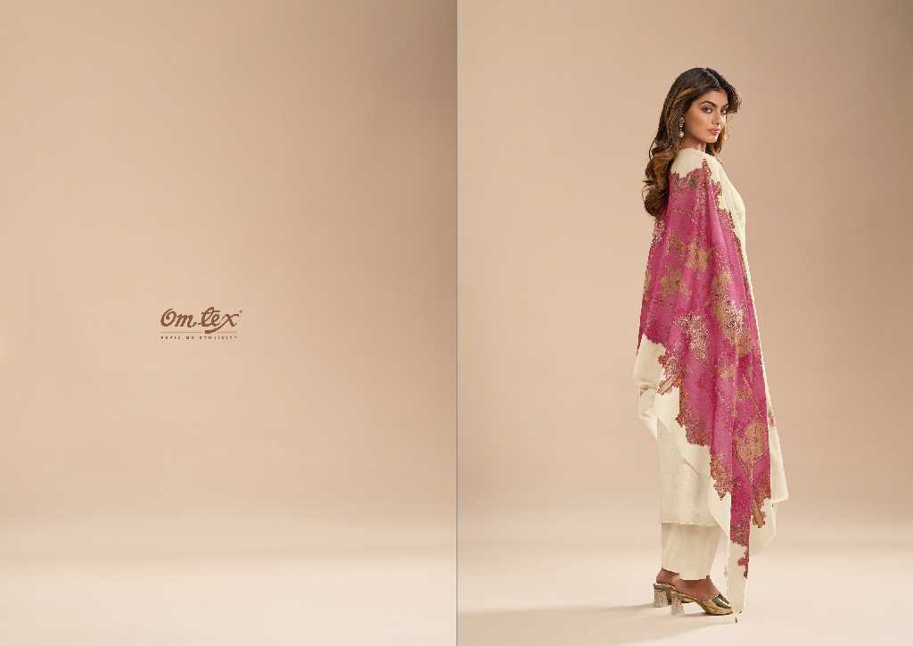 omtex hina cotton silk unstitched suits