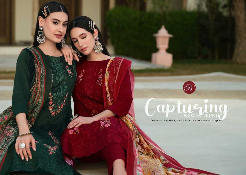 belliza zarqash vol 4 jam cotton unstitched suits