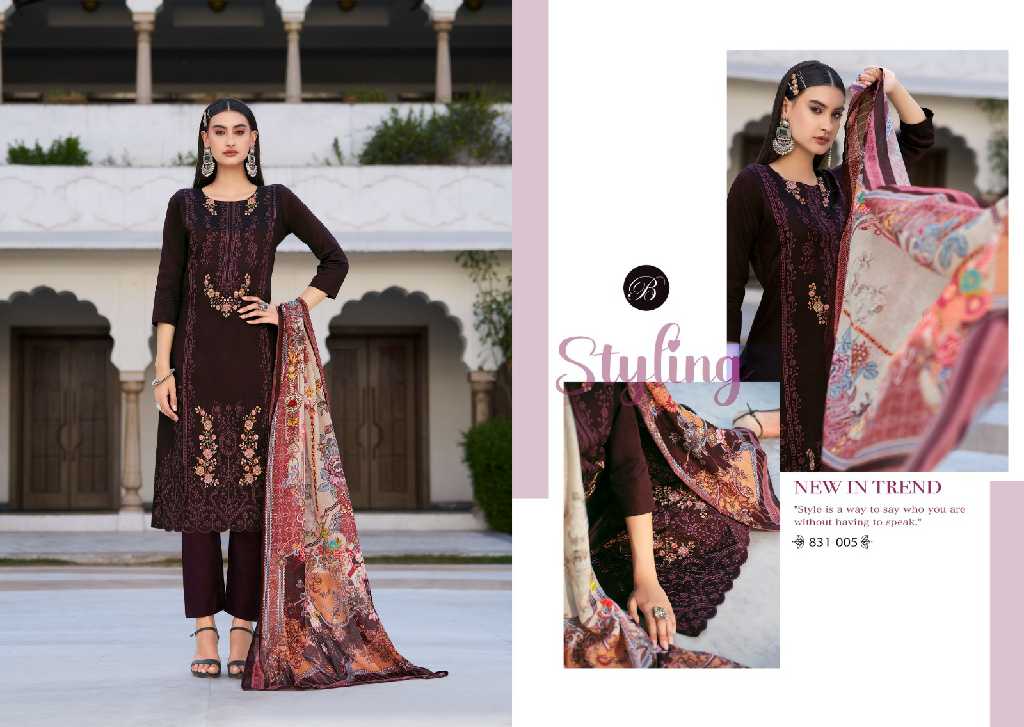 belliza zarqash vol 4 jam cotton unstitched suits