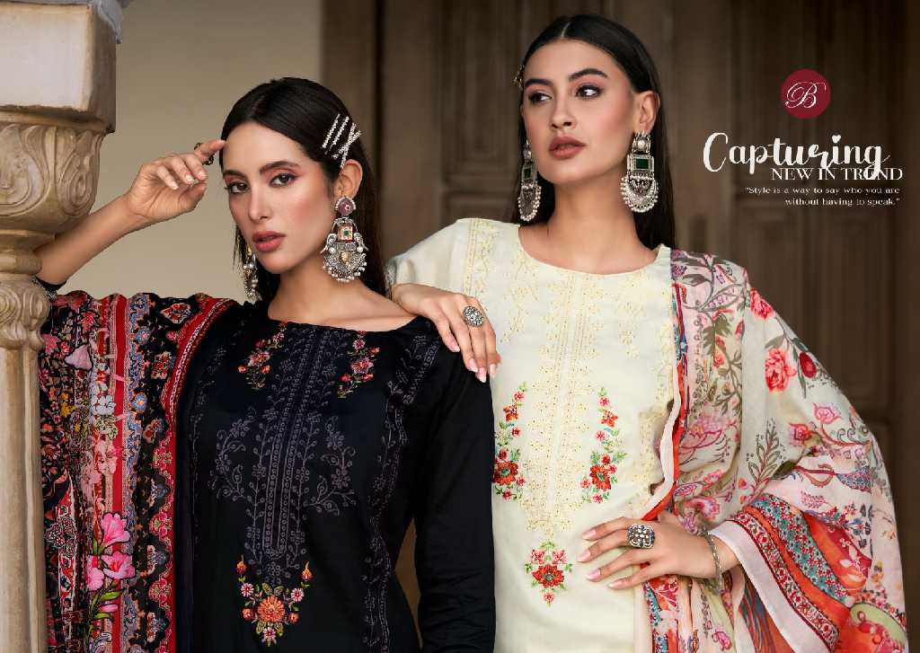 belliza zarqash vol 4 jam cotton unstitched suits