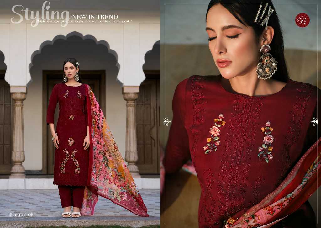 belliza zarqash vol 4 jam cotton unstitched suits
