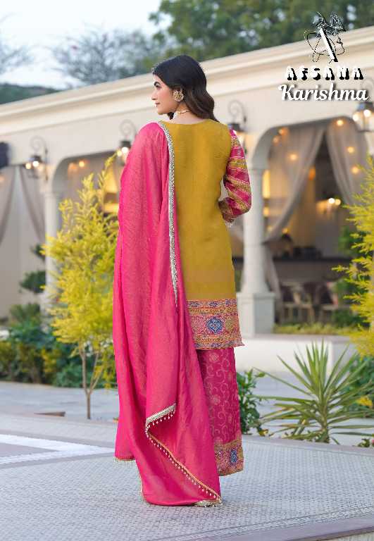 Afsana Karishma Wholesale Pakistani Style Designer Suits Combo