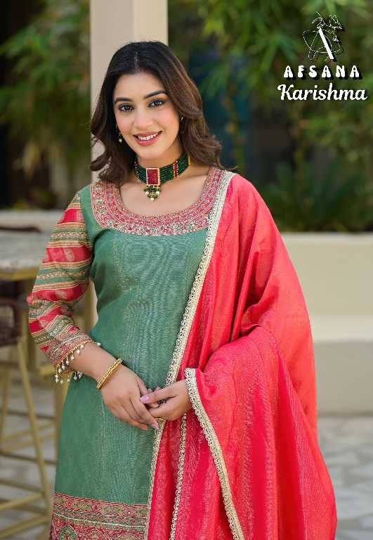 Afsana Karishma Wholesale Pakistani Style Designer Suits Combo