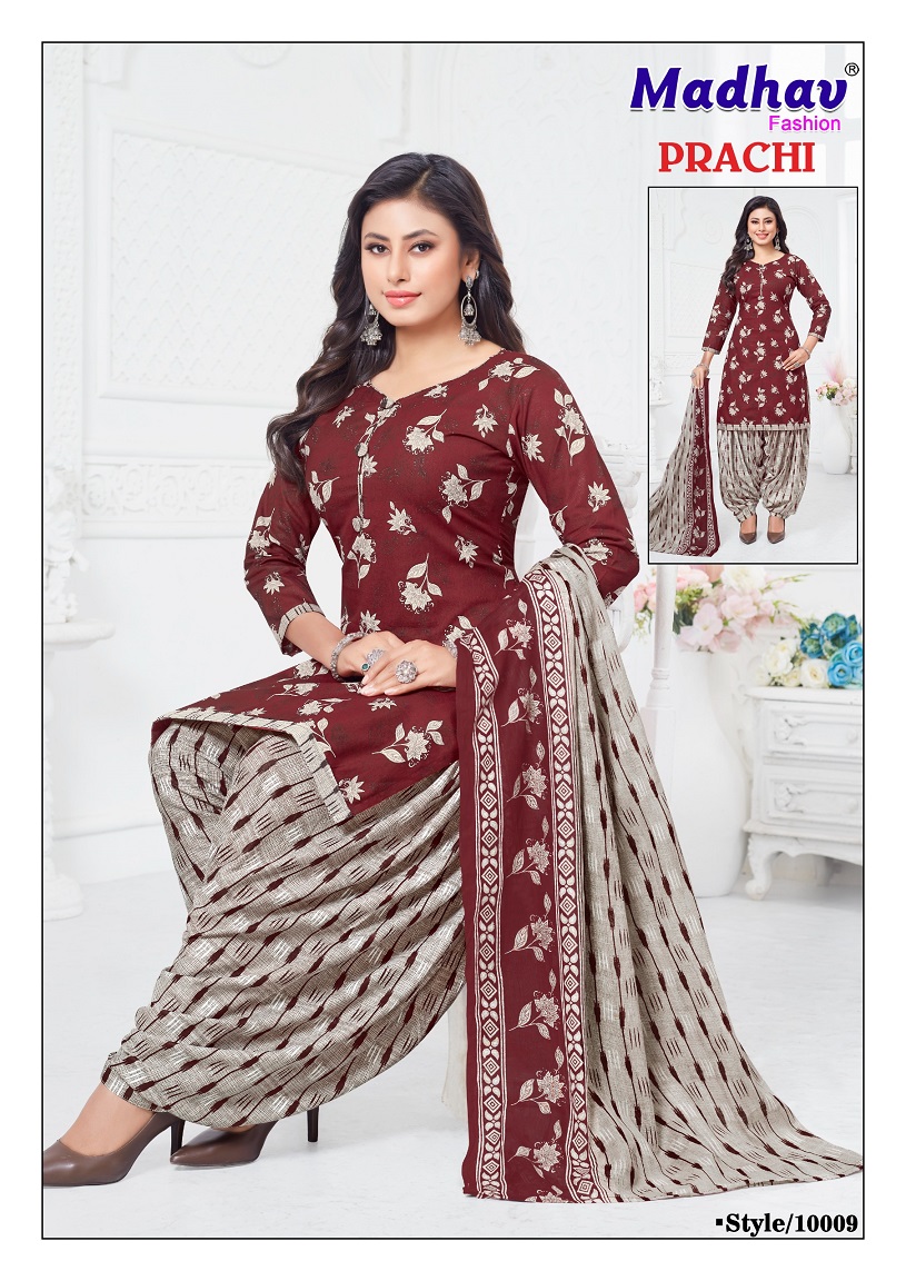 Madhav Prachi Vol-10 Wholesale Pure Designer Cotton Printed Dress Material
