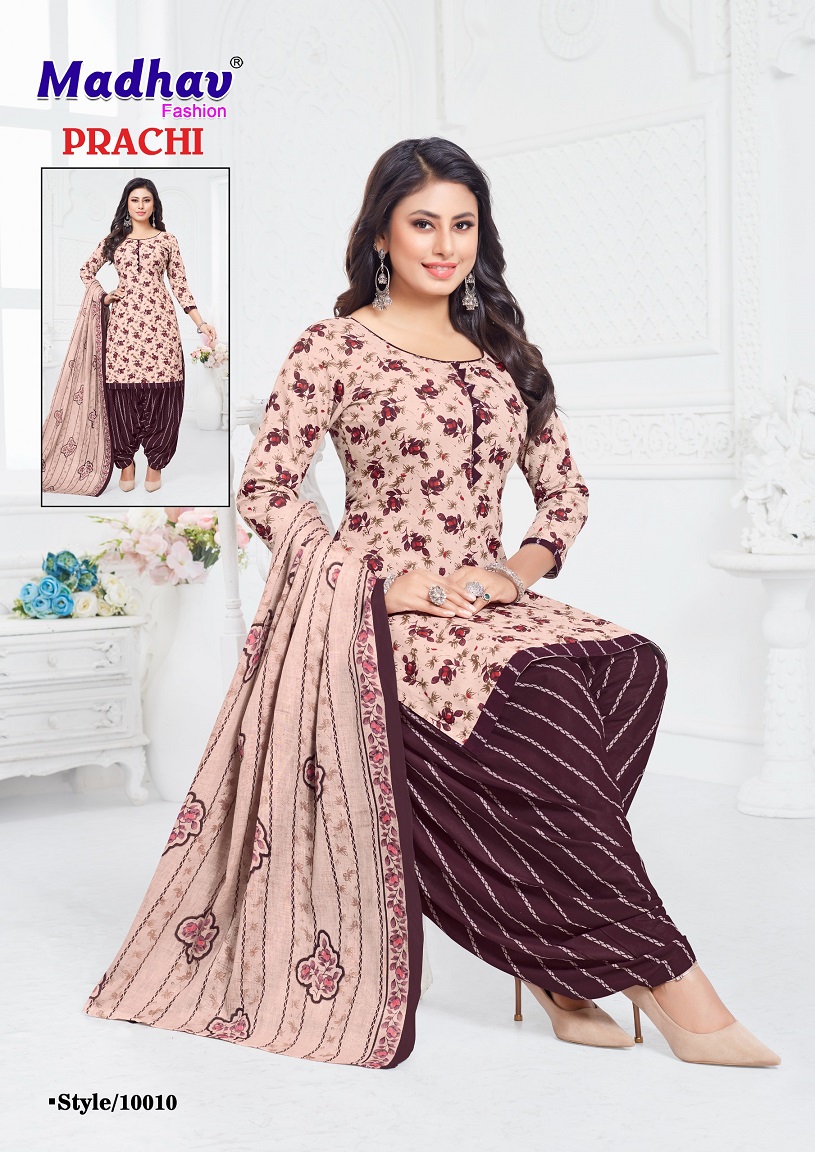 Madhav Prachi Vol-10 Wholesale Pure Designer Cotton Printed Dress Material