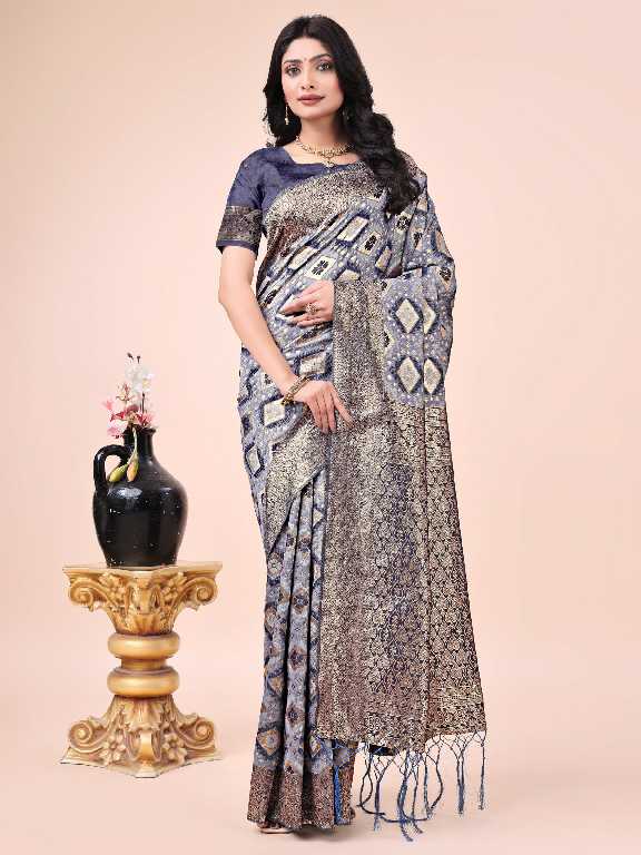 shubhangi by astita fancy designer cotton fabric saree wholesale with latkan