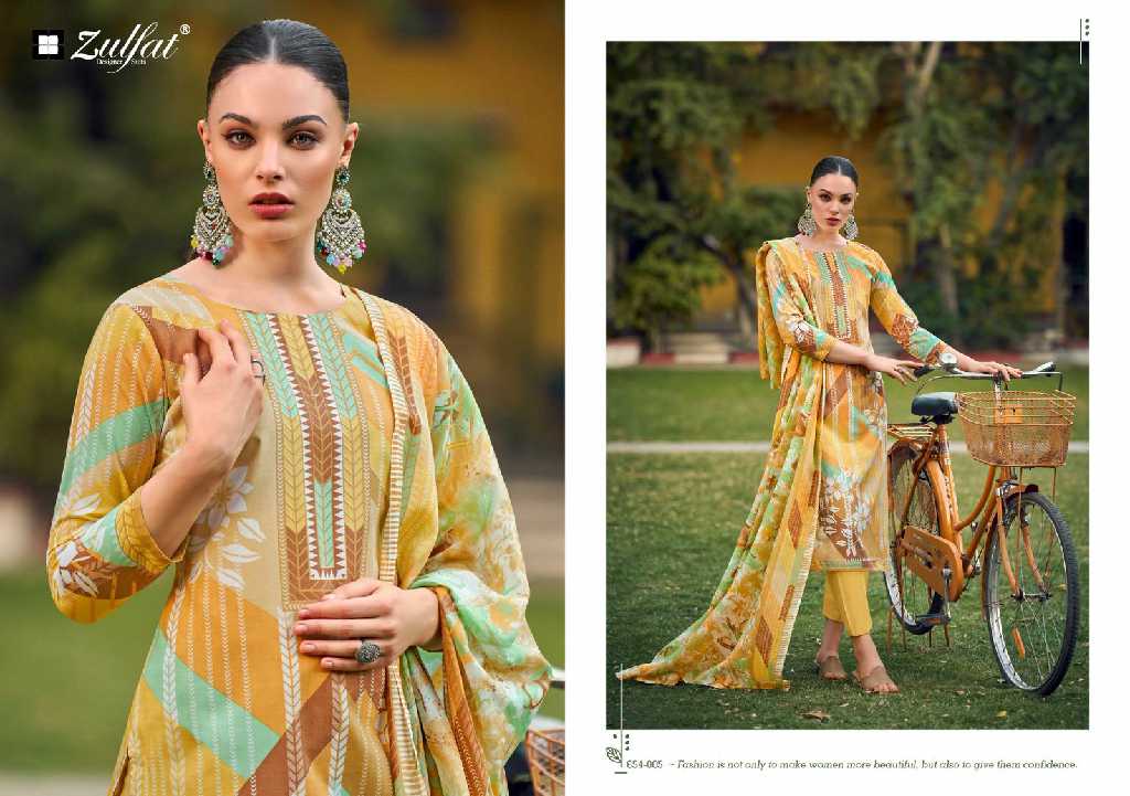 ZULFAT DESIGNER FARHANA VOL 10 COTTON EXCLUSIVE DESIGN PAKISTANI SALWAR SUIT