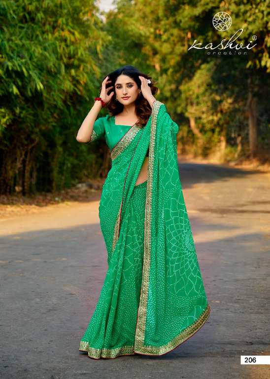 Kashvi Chuneri Vol-2 Wholesale Mono Georgette With Coding Work Sarees