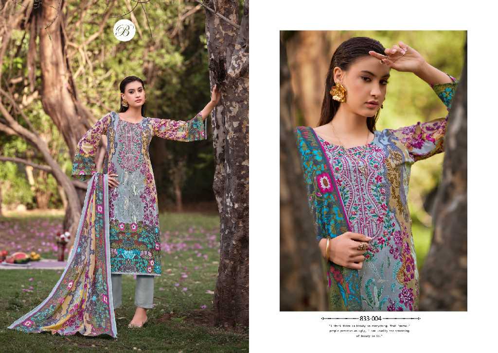 belliza designer naira vol 102 unstitched ladies suits