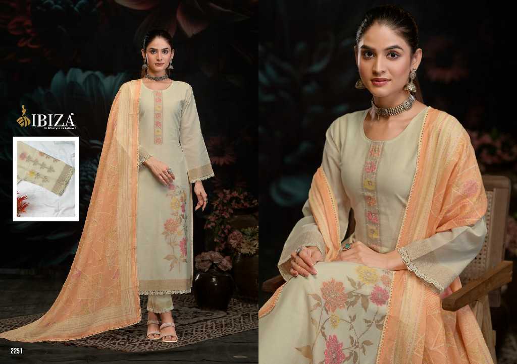 Ibiza Bosca Vol-7 Wholesale Pure Lawn Cotton With Handwork Salwar Suits