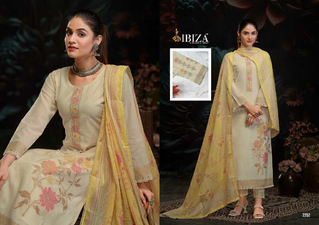 Ibiza Bosca Vol-7 Wholesale Pure Lawn Cotton With Handwork Salwar Suits