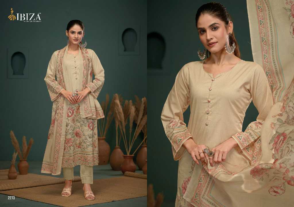 Ibiza Priyanshi Wholesale Pure Lawn Cotton With Embroidery Work Salwar Suits