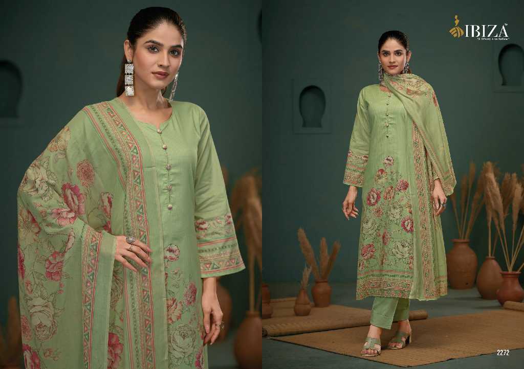 Ibiza Priyanshi Wholesale Pure Lawn Cotton With Embroidery Work Salwar Suits
