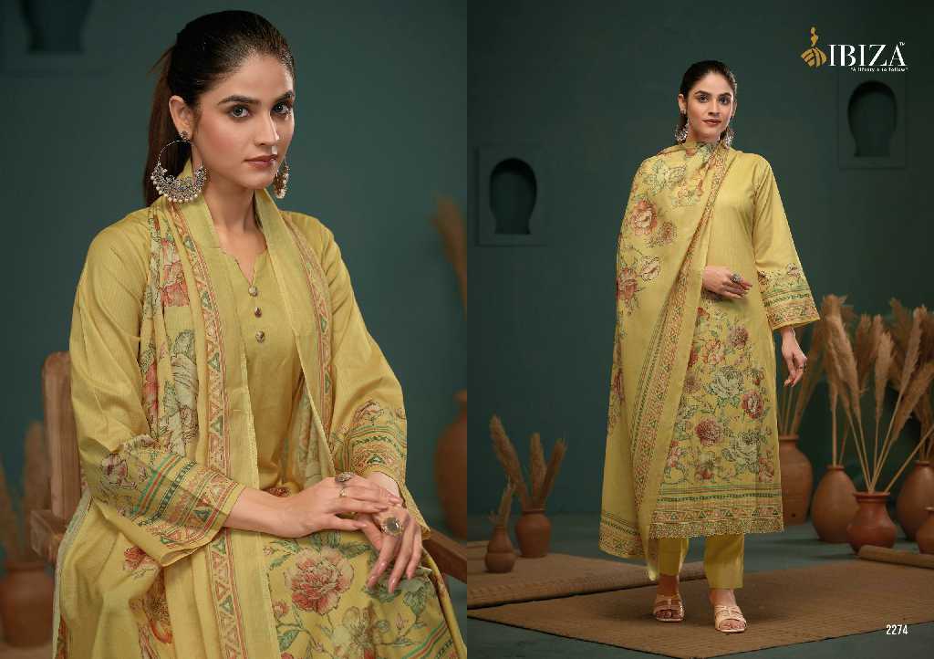 Ibiza Priyanshi Wholesale Pure Lawn Cotton With Embroidery Work Salwar Suits