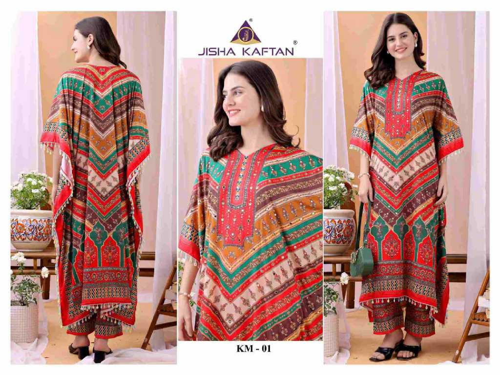 Jelite Kaftan Co Ord Set With Value Addition Volume 1 By Jisha Kaftan