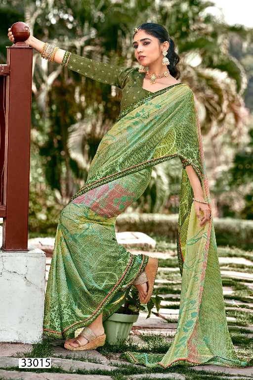Vallabhi Maddy Vol-4 Wholesale Abstract Print Georgette Sarees
