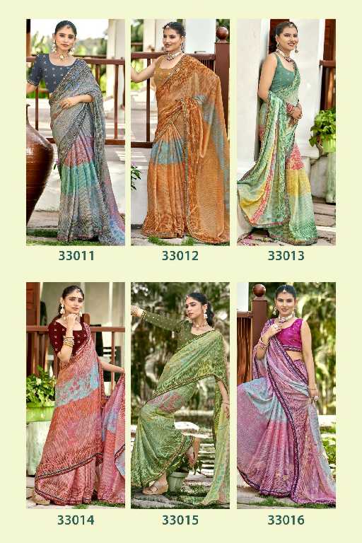 Vallabhi Maddy Vol-4 Wholesale Abstract Print Georgette Sarees