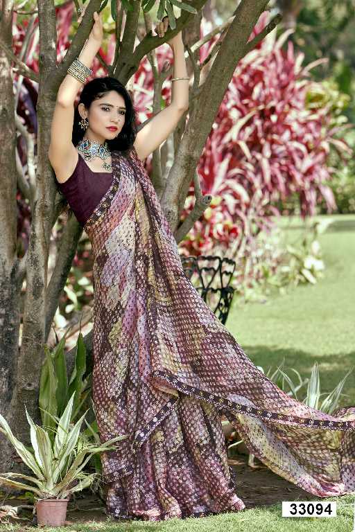 Vallabhi Maddy Vol-5 Wholesale Abstract Print Georgette Sarees
