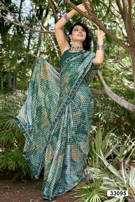 Vallabhi Maddy Vol-5 Wholesale Abstract Print Georgette Sarees