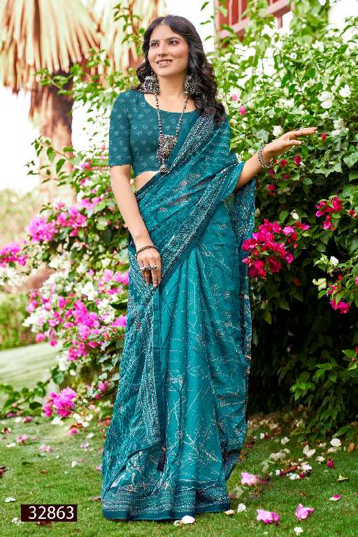 Vallabhi Mandana Vol-3 Wholesale Abstract Print With Swaroski Work Sarees