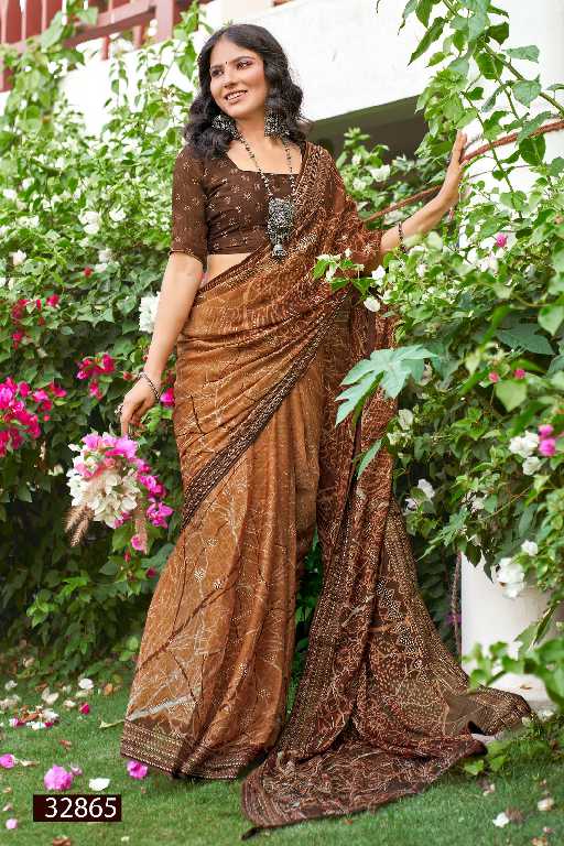 Vallabhi Mandana Vol-3 Wholesale Abstract Print With Swaroski Work Sarees